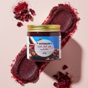 Gommage Éclat à l'Aker Fassi & Hibiscus ** مقشر بالعكر الفاسي والكركادي