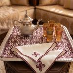 أجمل موديلات كاش بلاطو بالطرز الرباطي ** Les plus beaux modèles de cache-plateau en broderie Rbati