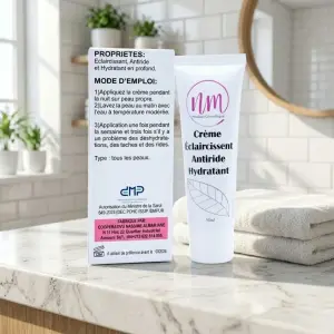 Crème éclaircissent antiride hydratant