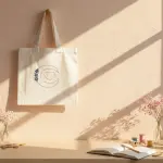 Tote bag brodé à la main ** حقيبة توطباك قماشية بتطريز يدوي فاخر