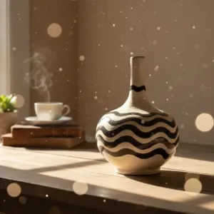 petite calebasse avec une décoration gâyée ** قريعة صغيرة بزواق غايو