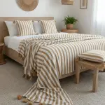 غطاء سرير بالوان طبيعية