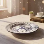 Assiette ftiri Avec une décoration plantules ** طبسيل فتيري بزواق التبوع