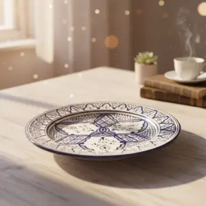 Assiette ftiri Avec une décoration plantules ** طبسيل فتيري بزواق التبوع